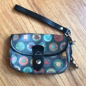Black Dooney & Bourke Wristlet